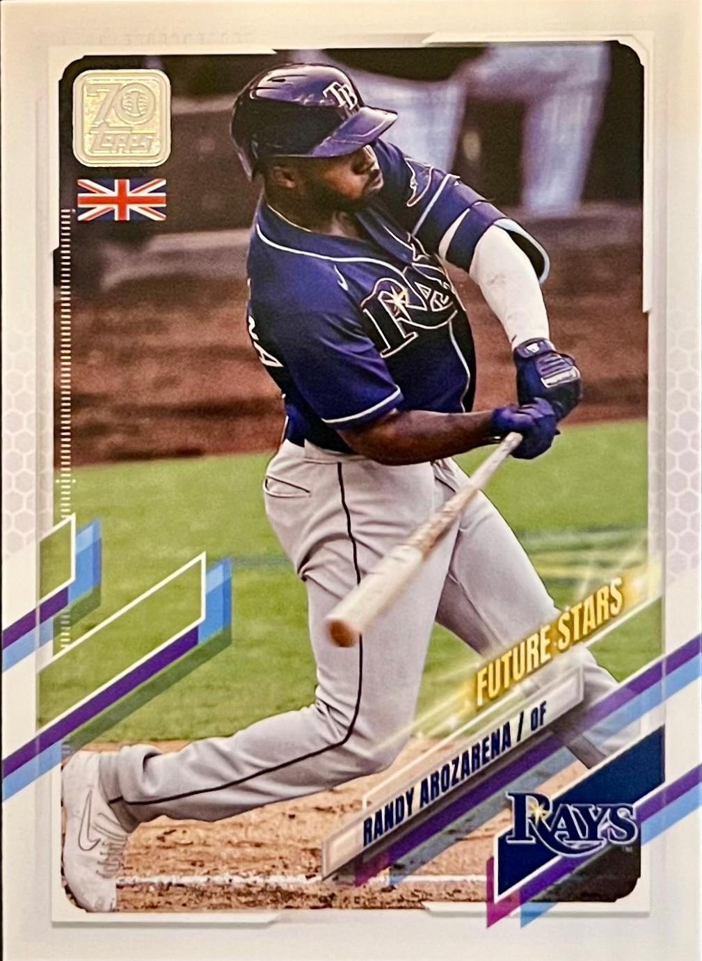 Randy Arozarena #58 Baseball Cards 2021 Topps UK Edition