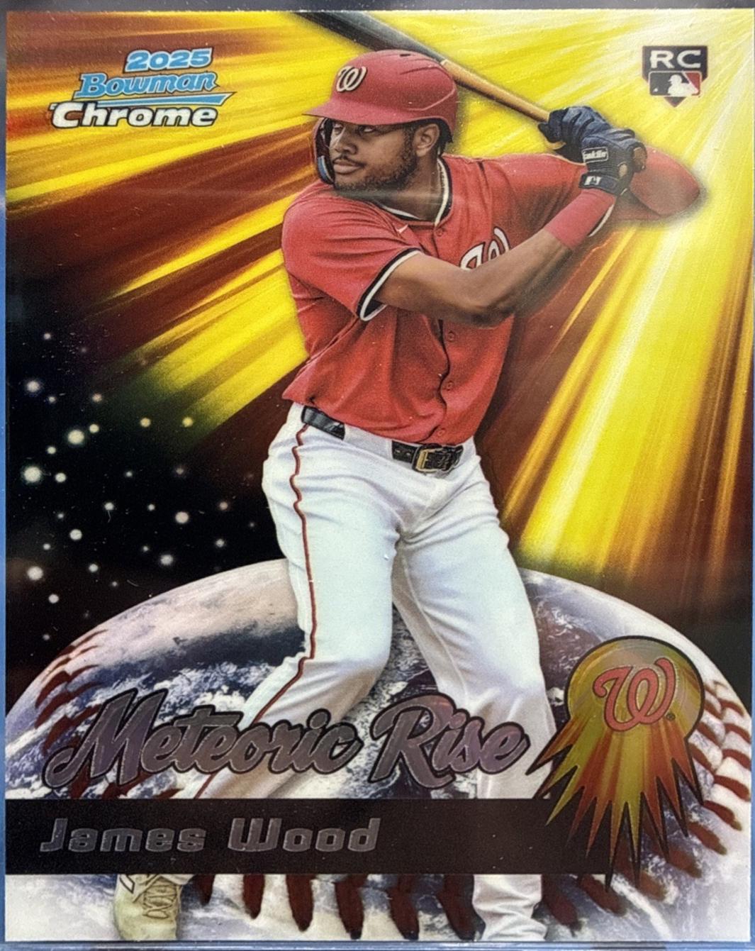 James Wood #MR-5 Prices | 2025 Bowman Chrome Meteoric Rise