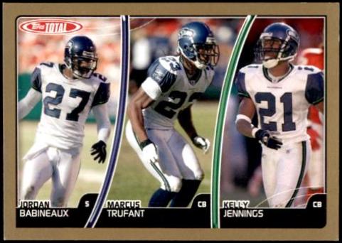 Marcus Trufant, Jordan Babineaux, Kelly Jennings [Gold] #166
