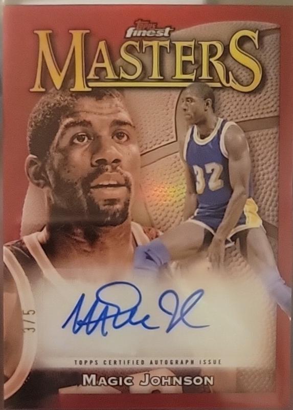 Magic Johnson [Red Refractor] #MA-MJ