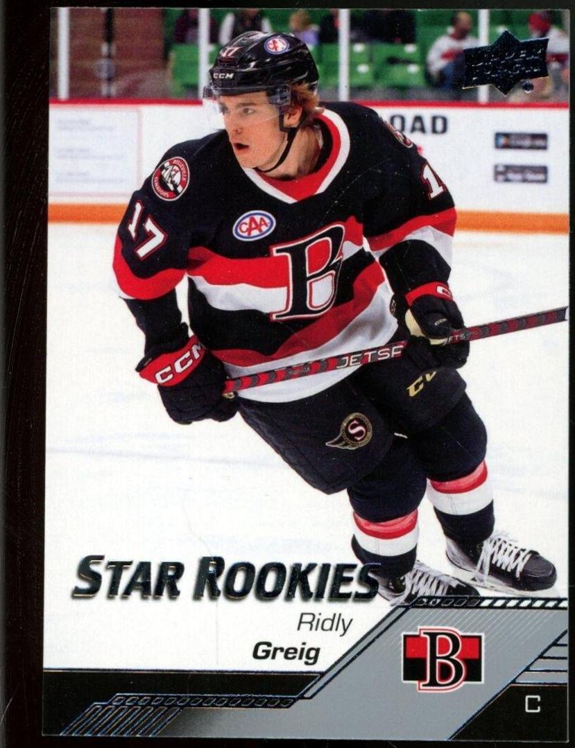 Ridly Greig #114 2022 Upper Deck Ahl Hockey