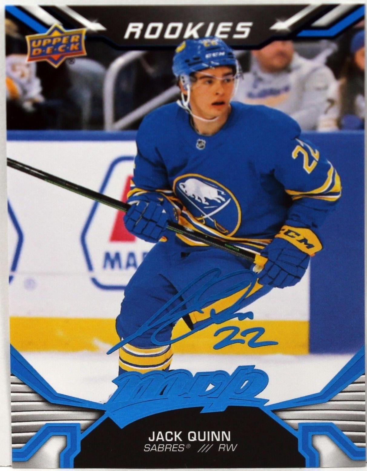 Jack Quinn #228 2022-23 Upper Deck MVP Hockey