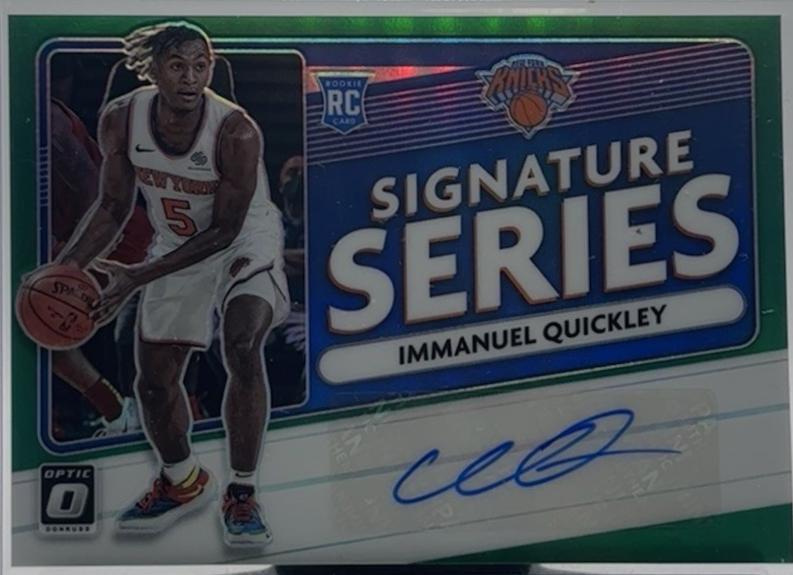 Immanuel Quickley [Green] #SS-IMQ