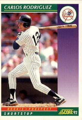 Carlos Rodriguez #411 Baseball Cards 1992 Score