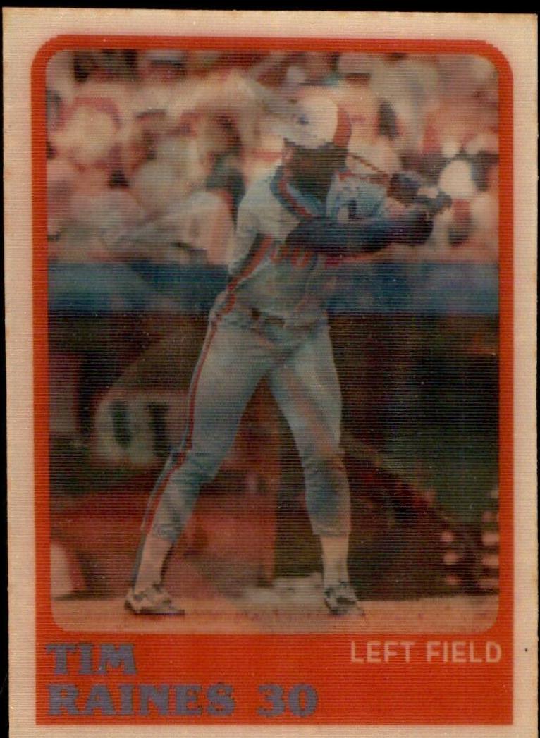 Tim Raines #2 Baseball Cards 1988 Sportflics