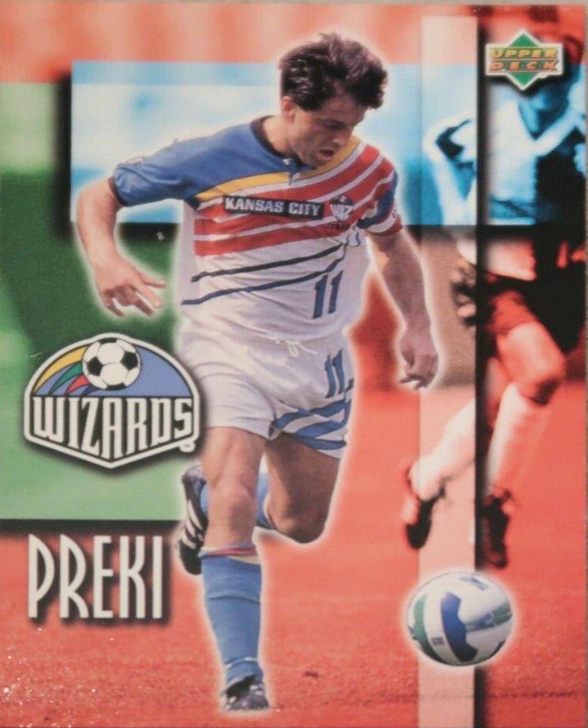 Preki #19 Soccer Cards 1997 Upper Deck MLS