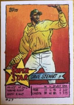 Dave Stewart #73 2024 Topps Spotlight Baseball