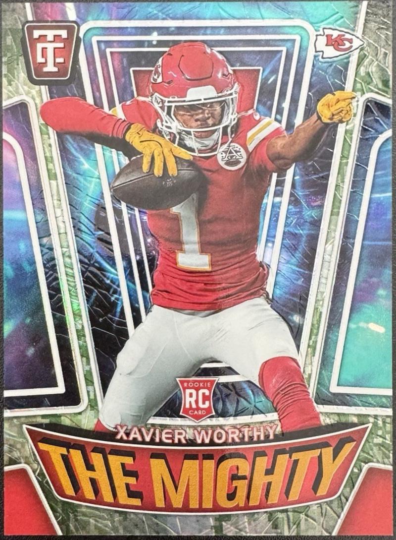 Xavier Worthy [Mirror Platinum Camo] #22 Prices | 2024 Panini Totally ...
