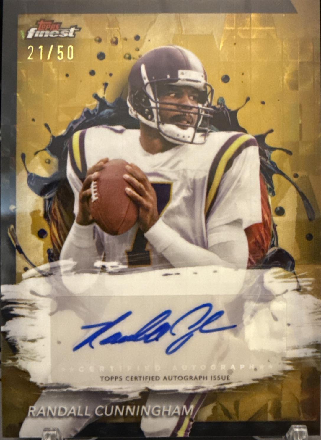 Randall Cunningham [Gold Geometric Refractor] #FA-RC