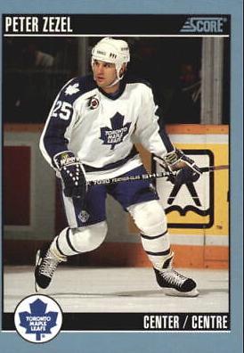 Peter Zezel #174 Hockey Cards 1992 Score Canadian