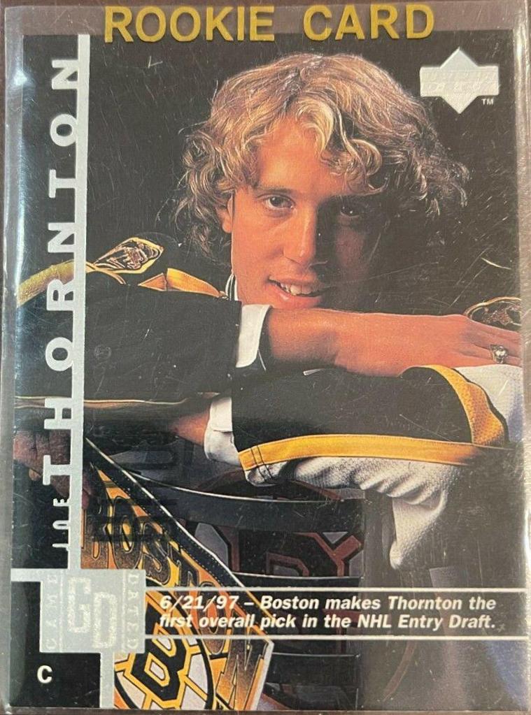 Joe Thornton #218 Hockey Cards 1997 Upper Deck
