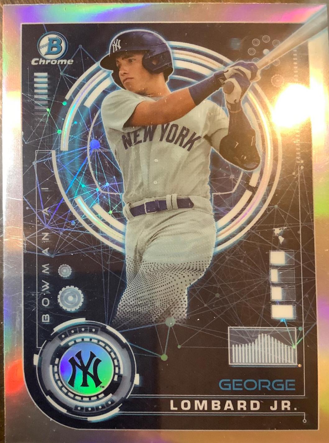 George Lombard Jr #BAI-19 Baseball Cards 2024 Bowman Chrome Rookie of the Year Favorites
