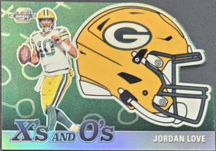Jordan Love #5 Football Cards 2023 Panini Contenders Optic X's and O's