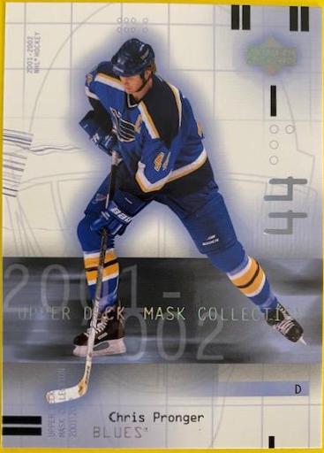 Chris Pronger #84 Hockey Cards 2001 Upper Deck Mask Collection