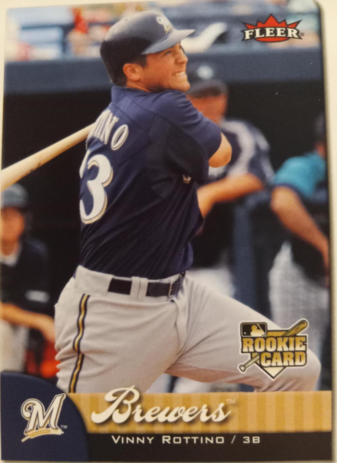 Vinny Rottino #334 Baseball Cards 2007 Fleer