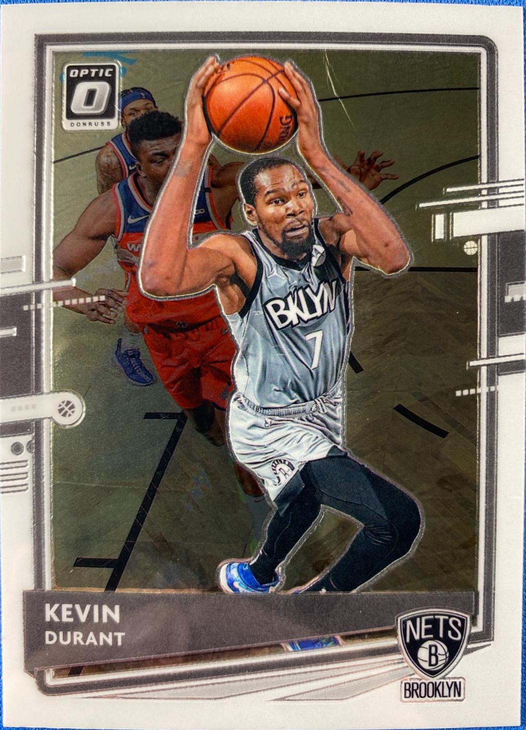 Kevin Durrant #136 Basketball Cards 2020 Panini Donruss Optic