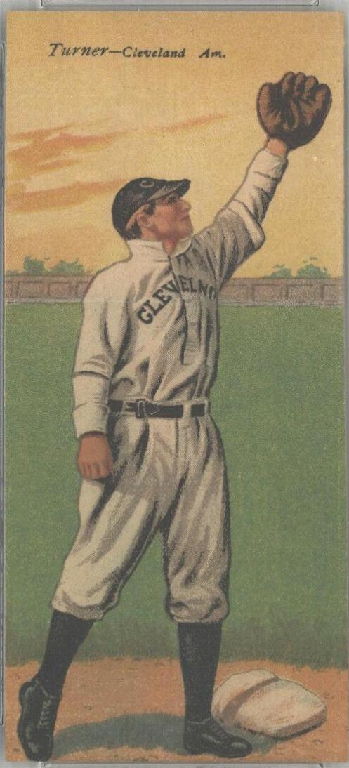 T. Turner, G. Stovall Baseball Cards 1911 T201 Mecca Double Folders