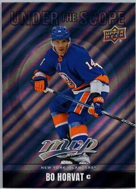 Bo Horvat #US-15 Hockey Cards 2024 Upper Deck MVP Under the Scope
