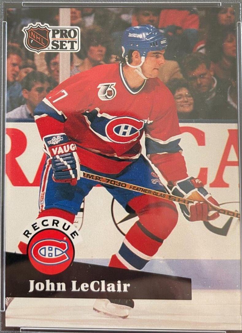 John LeClair #545 1991-92 Pro Set Hockey