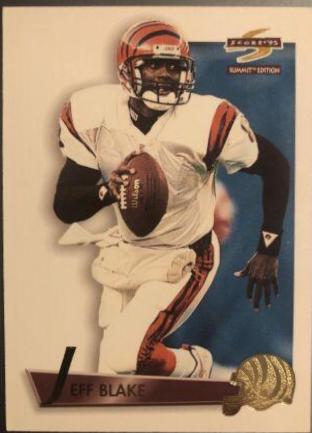 Jeff Blake #4 Football Cards 1995 Summit