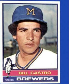 Bill Castro #293 Baseball Cards 1976 Topps