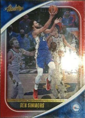 Ben Simmons #76 Basketball Cards 2020 Panini Absolute Memorabilia