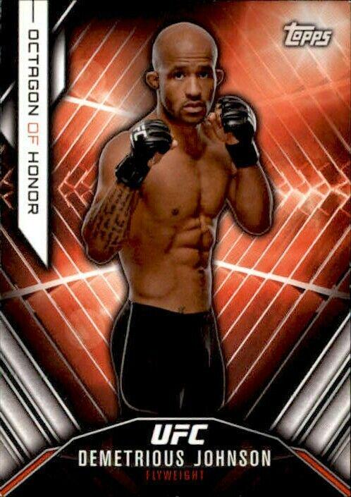 Demetrious Johnson #HONOR-11 Ufc Cards 2015 Topps UFC Chronicles Octagon of Honor