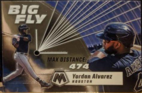 Yordan Alvarez #BF10 Baseball Cards 2021 Panini Mosaic Big Fly