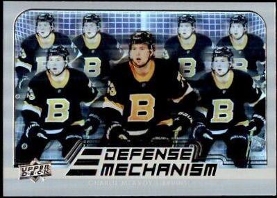 Charlie McAvoy #DM-20 Hockey Cards 2022 Upper Deck Defense Mechanism