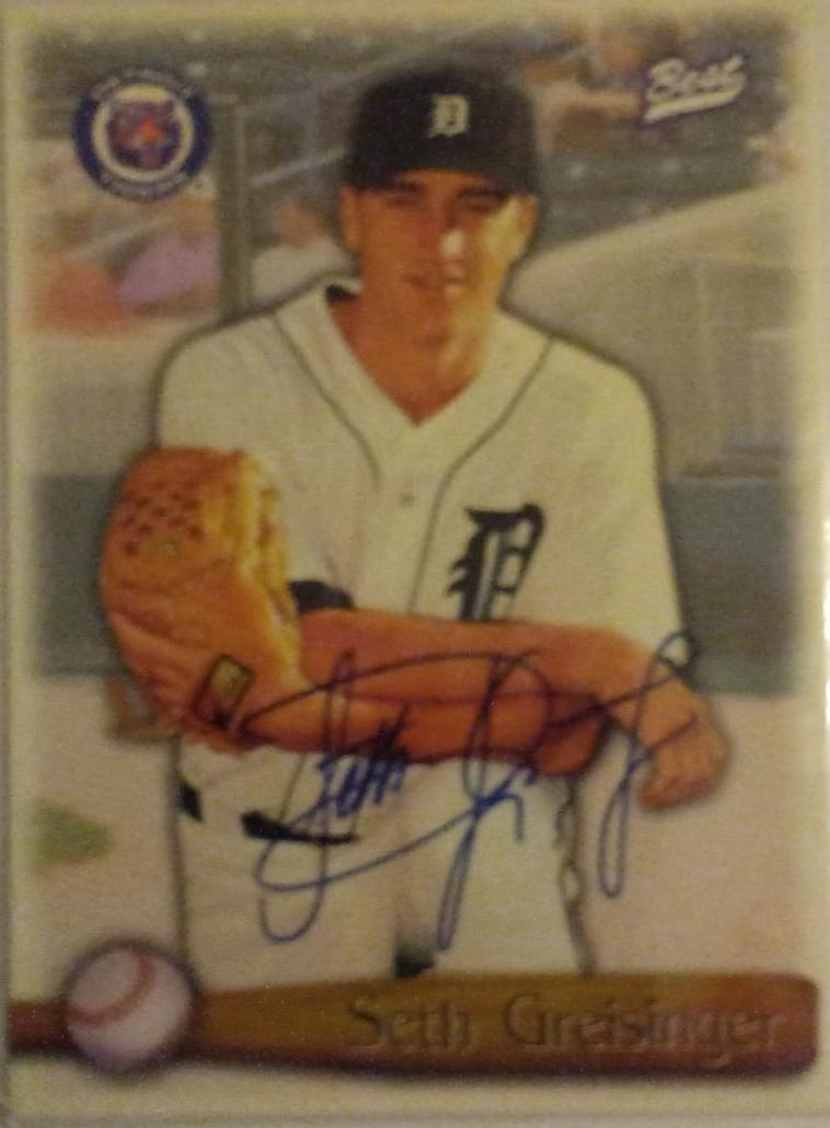 Seth Greisinger #No number Baseball Cards 1998 Bowman's Best Certified Autograph