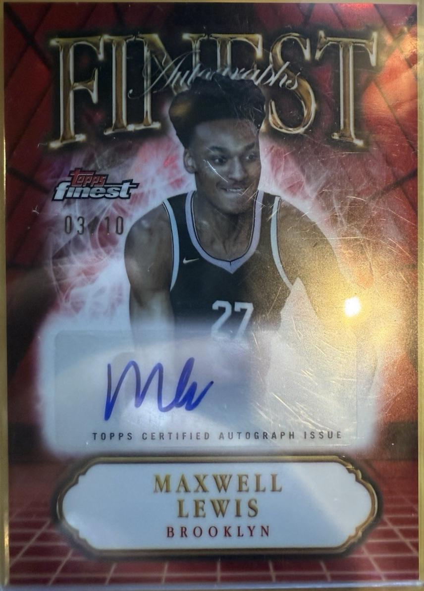 Maxwell Lewis [Red Black Geometric Refractor] #FA-ML