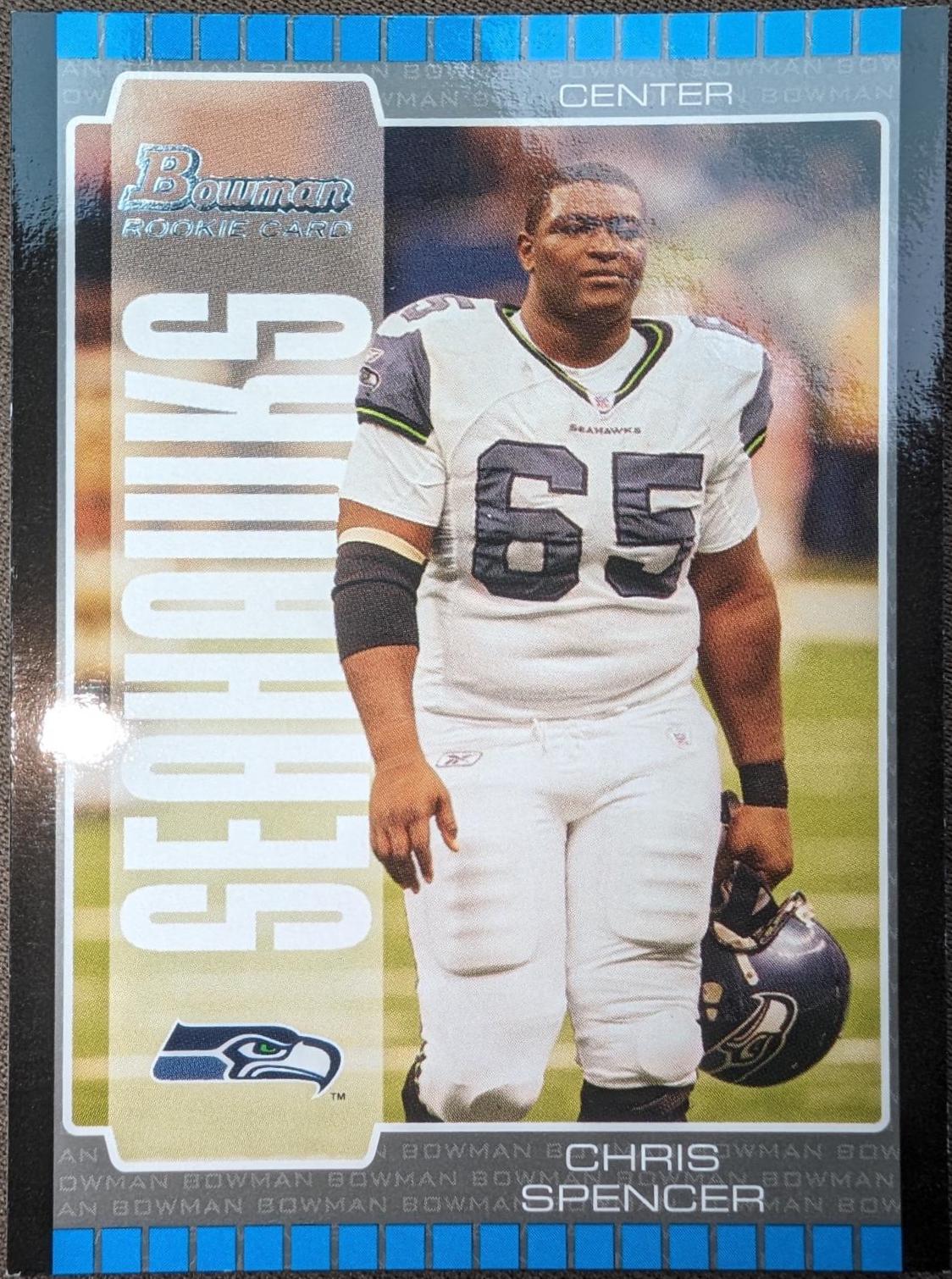 Chris Spencer #247 2005 Bowman Football