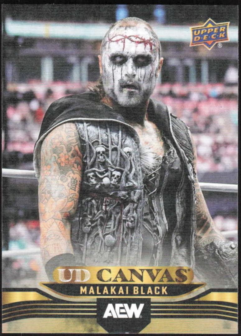 Malakai Black #C-3 Wrestling Cards 2025 Upper Deck AEW Canvas