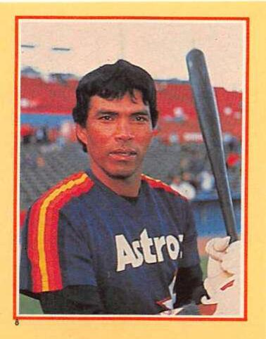 Jose Cruz #8 Baseball Cards 1984 Fleer Stickers