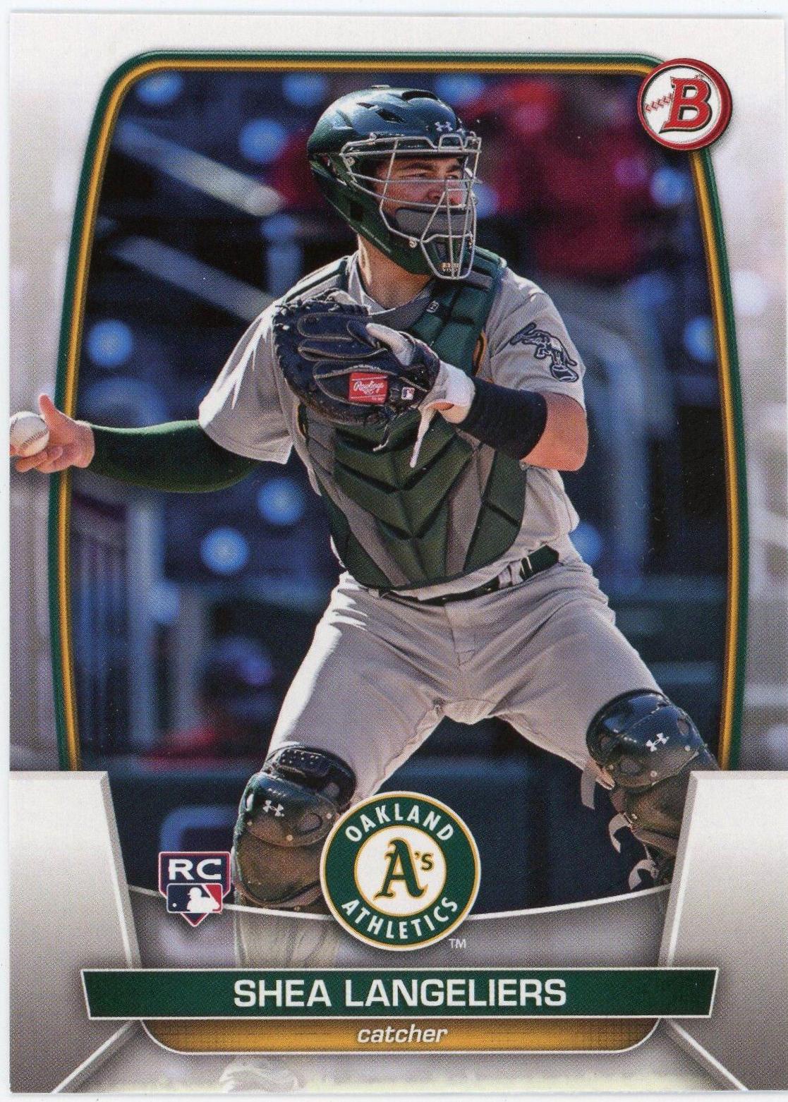Shea Langeliers #3 Baseball Cards 2023 Bowman