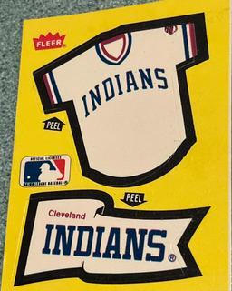 Indians “Jersey, Pennant Sticker”