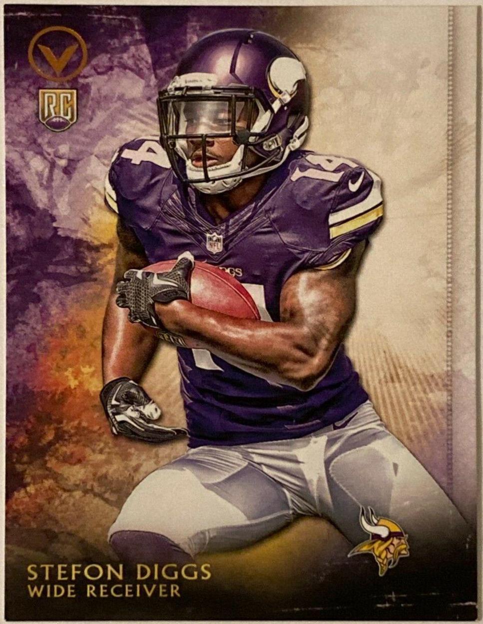 Stefon Diggs #197 Football Cards 2015 Topps Valor