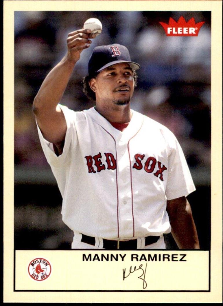 Manny Ramirez #49 Baseball Cards 2005 Fleer Tradition