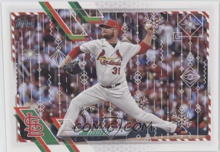 Jon Lester #HW-94 Baseball Cards 2021 Topps Holiday Mega Box