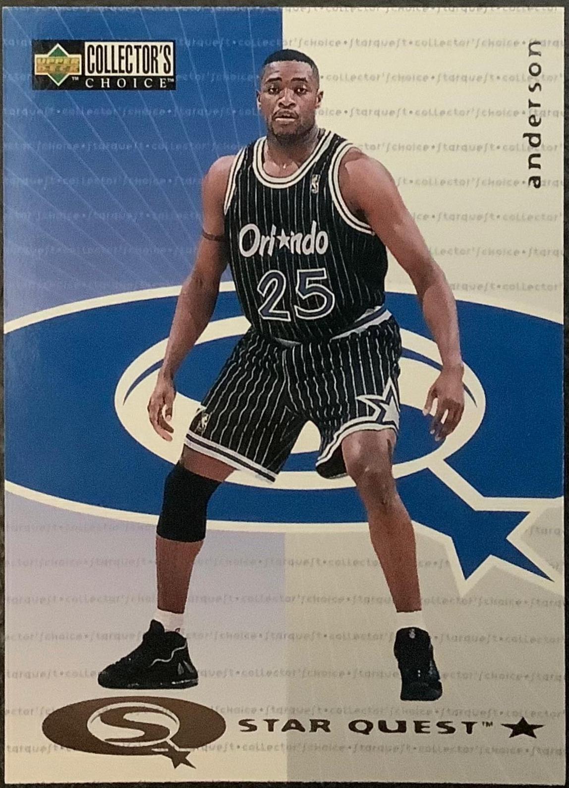 Nick Anderson #SQ108 Basketball Cards 1997 Collector's Choice Starquest