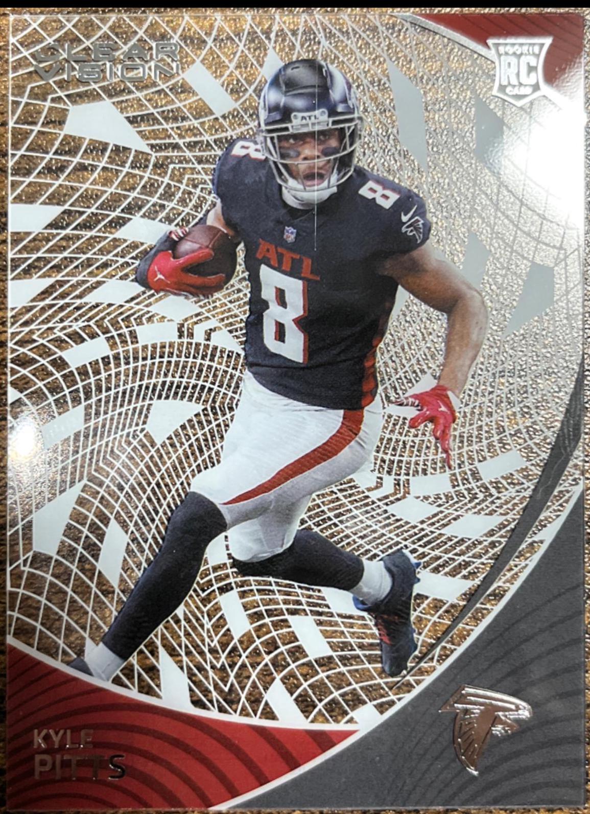 Kyle Pitts #CVR-4 Football Cards 2021 Panini Chronicles Clear Vision Rookies
