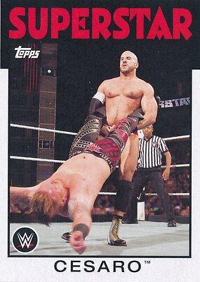 Cesaro #9 Wrestling Cards 2016 Topps WWE Heritage