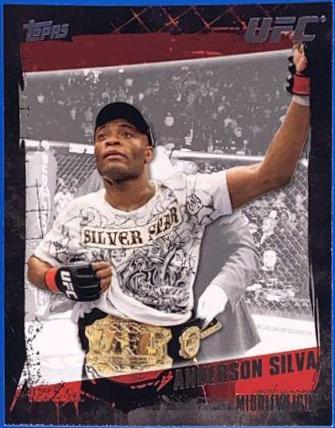 Anderson Silva #106 Ufc Cards 2010 Topps UFC