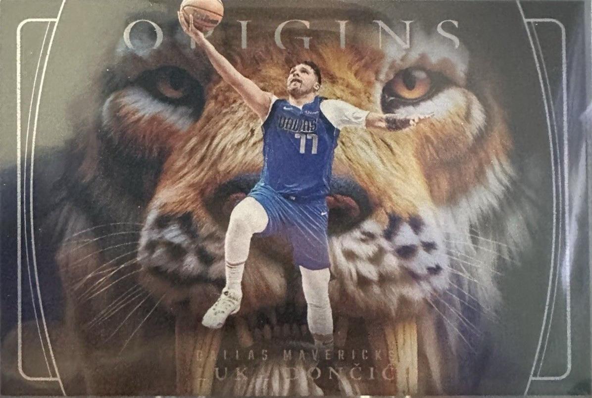 Luka Doncic #9 Basketball Cards 2024 Panini Origins Saber Tooth Tiger Eyes