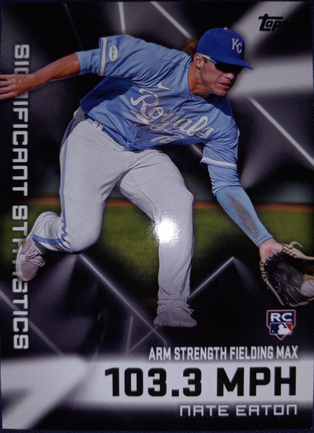 Nate Eaton #SS-25 Baseball Cards 2023 Topps Significant Statistics