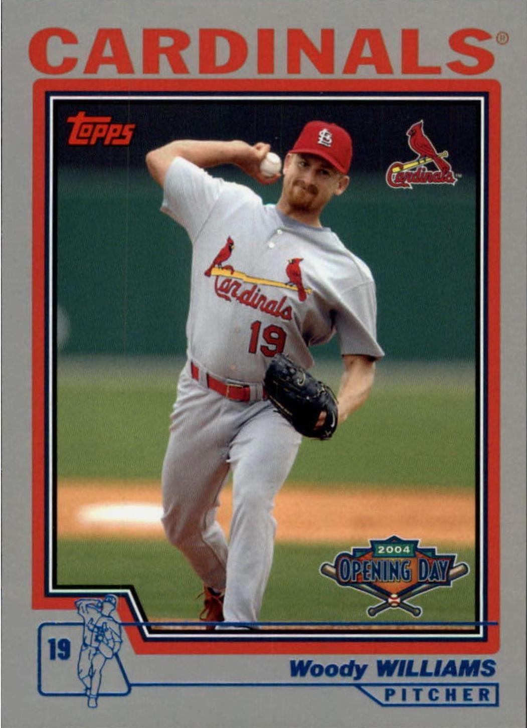 Woody Williams #69 Baseball Cards 2004 Topps Opening Day