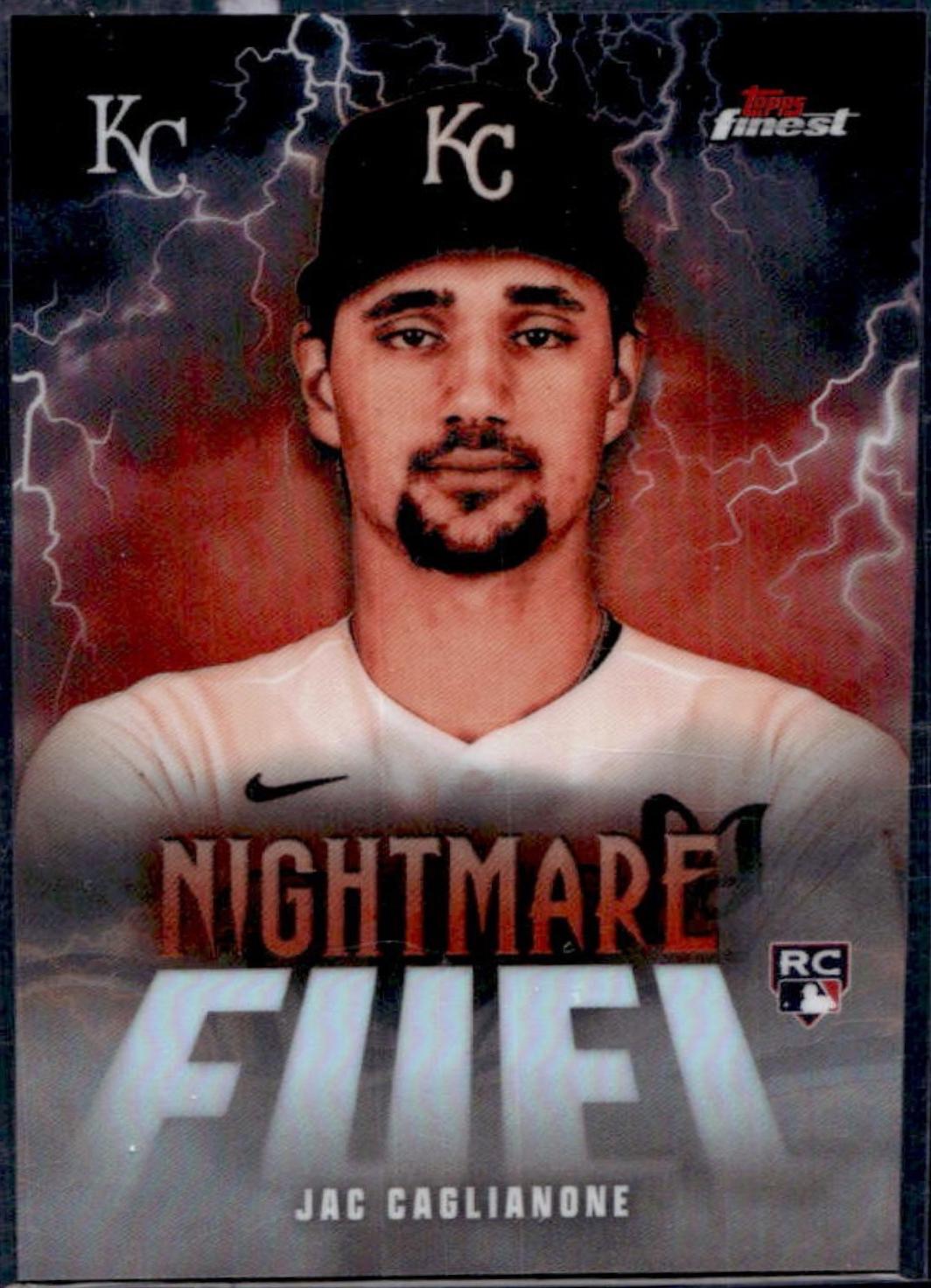 Jac Caglianone #NF-17 2026 Topps Finest Nightmare Fuel Baseball