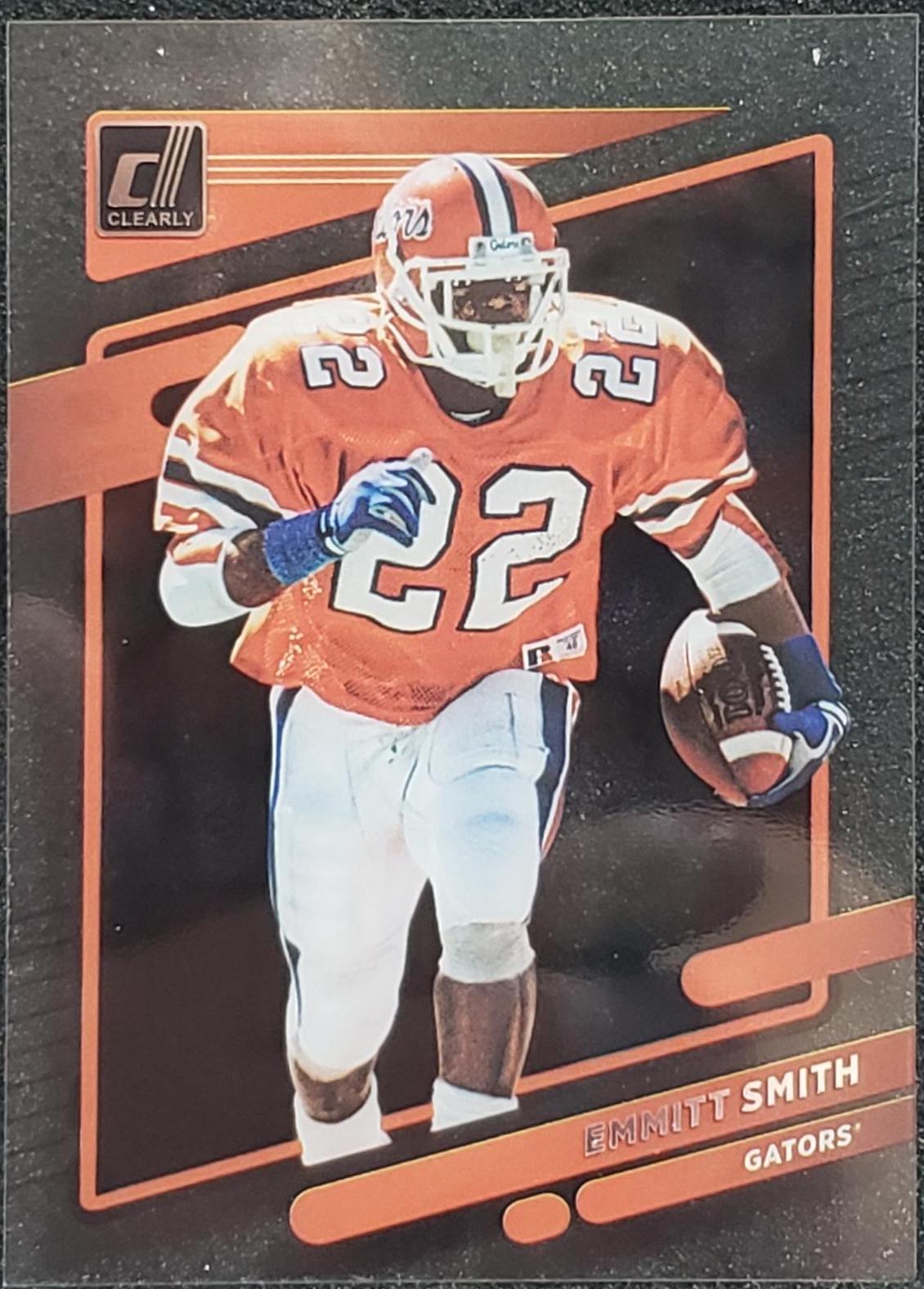 Emmitt Smith #5 Football Cards 2023 Panini Chronicles Draft Picks Clearly Donruss