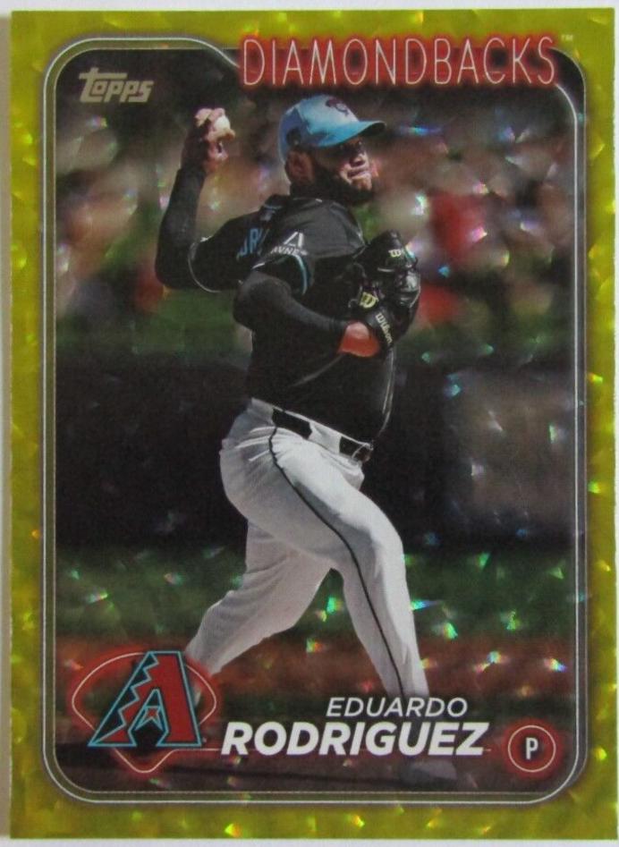 Eduardo Rodriguez [Yellow Crackle Foilboard] #US188