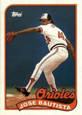 Jose Bautista #469 Baseball Cards 1989 Topps